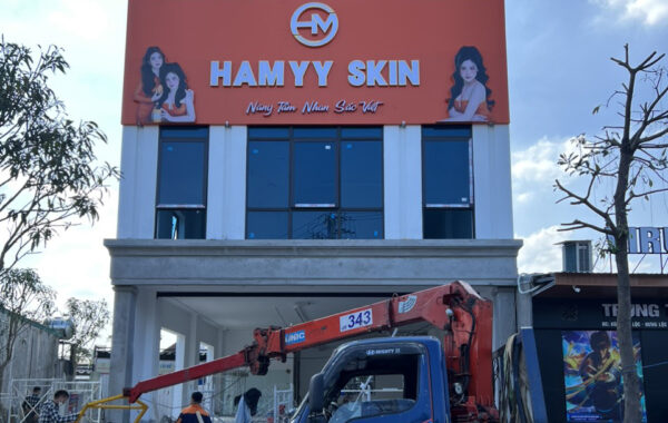 Thi công biển quảng cáo cho Spa “HAMYY SKIN”